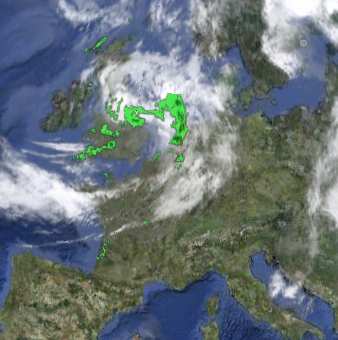 google earth previsioni meteo in tempo reale europa