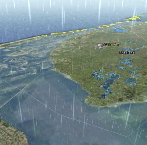 google earth previsioni meteo in tempo reale pioggia